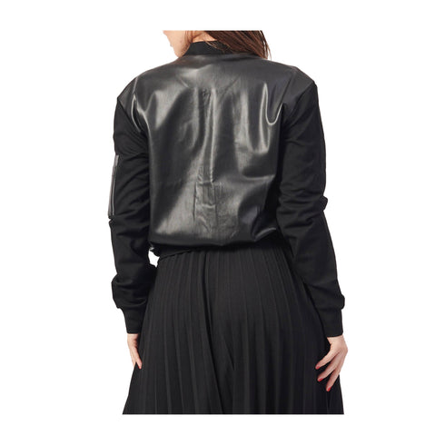 EA7 Emporio Armani Giacca bomber Giubbino Donna modello bomber Nero A24 - EA7 EMPORIO6DTM34TJZOZ - 1200 - XS - Francavilla Moda